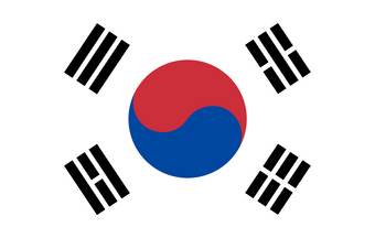 South Korea Flag Illustration